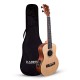 Waxwing Ukelele 24 inches solid wood 4 string with bag