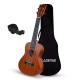 Waxwing Ukelele 24 inches solid wood 4 string with bag