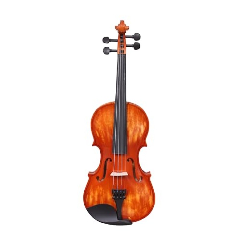 Waxwing 4/4 Full Size Violin with Bow and Carrying Case, Natural Wood glossy Finish Waxwing 4/4 Full Size Violin with Bow and Carrying Case, Natural Wood glossy Finish